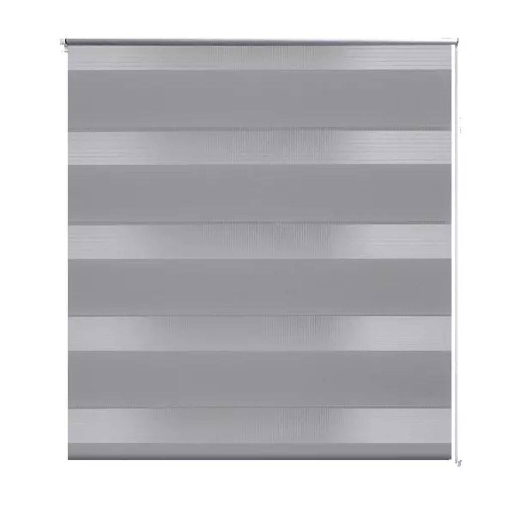 Rullo žalūzijas Zebra, 70 x 120 cm, pelēkas цена и информация | Rullo žalūzijas | 220.lv