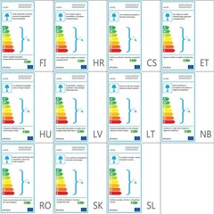 Āra LED sienas lampas, 2 gab., gaismas uz augšu / uz leju cena un informācija | Āra apgaismojums | 220.lv