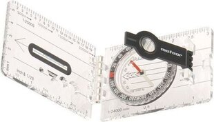 Kompass-lineāls Meteor, 38 mm cena un informācija | Kompasi | 220.lv