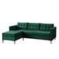 Universāls stūra dīvāns Selsey Kopenhaga, zaļš cena un informācija | Stūra dīvāni | 220.lv