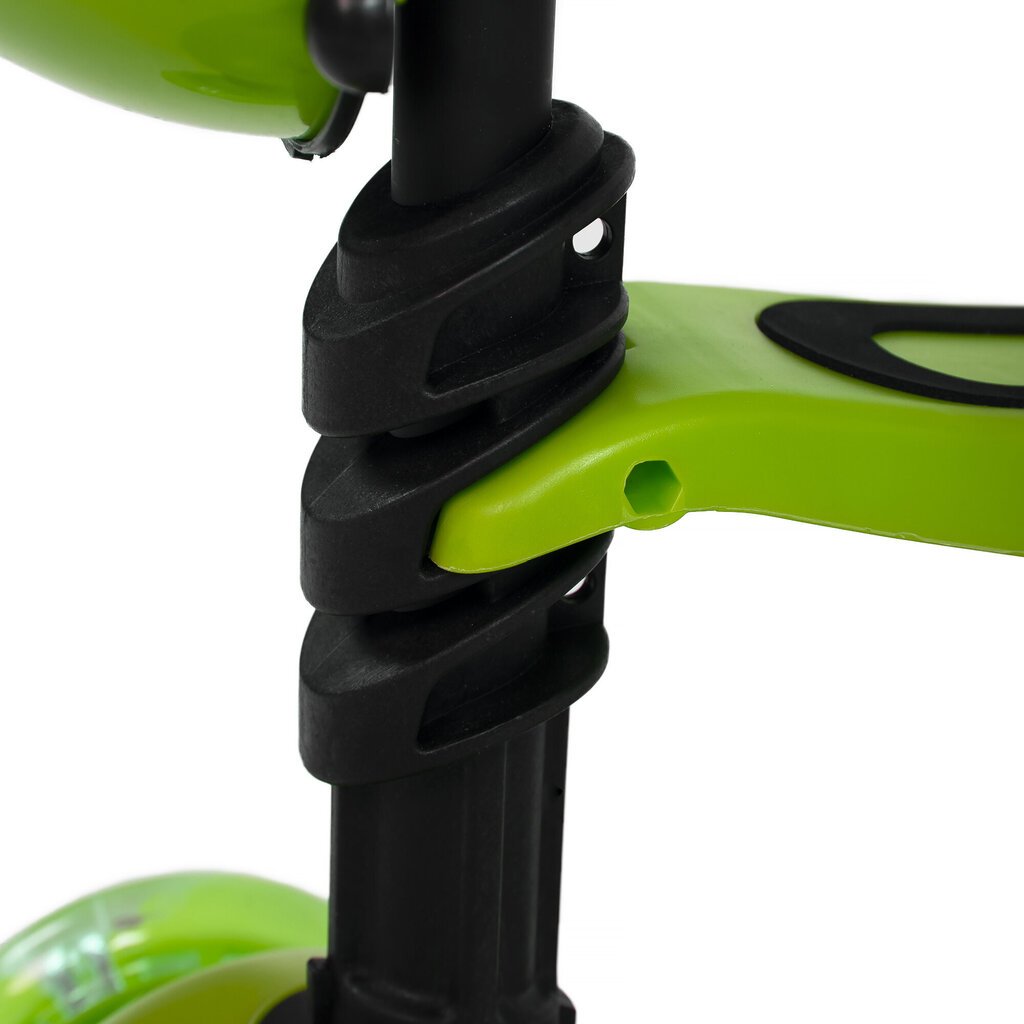 Skrejritenis ar stumšanas rokturi Scooter 5in1, zaļš цена и информация | Skrejriteņi | 220.lv