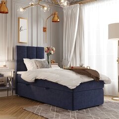 Кровать Selsey Erlar 90x200 см, синяя цена и информация | Кровати | 220.lv