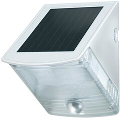 Sienas gaismeklis Solar 2 * 0,5W LED 85Lm, balts cena un informācija | Āra apgaismojums | 220.lv