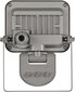 Prožektors JARO ar PIR sensoru LED 10W/900lm IP44 цена и информация | Āra apgaismojums | 220.lv