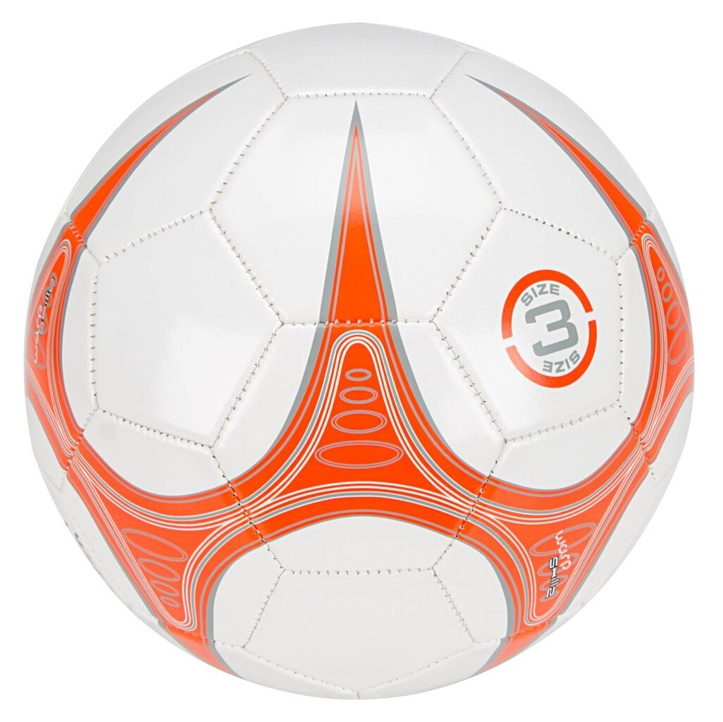 Futbola bumba Avento Warp Skillz 3, 3. izmērs, Balta/oranža/pelēka cena un informācija | Futbola bumbas | 220.lv