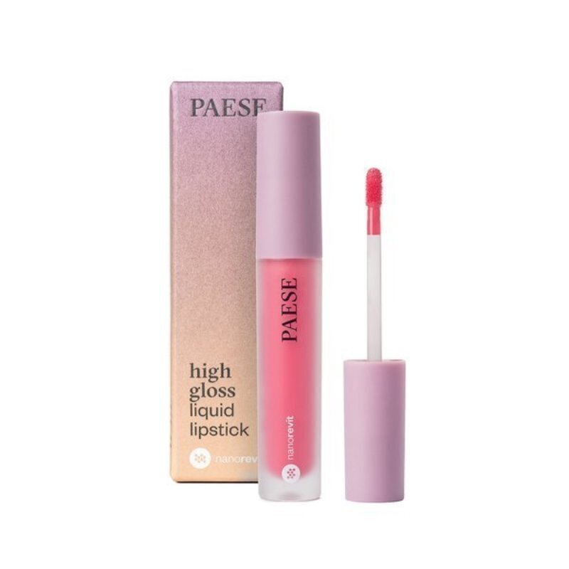 Šķidrā lūpu krāsa Paese Nanorevit High Gloss 4.5 ml, 55 Fresh Pink cena un informācija | Lūpu krāsas, balzāmi, spīdumi, vazelīns | 220.lv