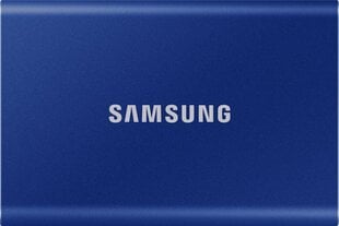 Samsung SSD T7 500GB, Zils (MU-PC500H/WW) cena un informācija | Samsung Datortehnika | 220.lv