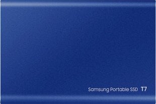 Samsung SSD T7 1TB, Zils (MU-PC1T0H/WW) cena un informācija | Samsung Datortehnika | 220.lv