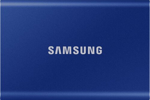 Samsung SSD T7 1TB, Zils (MU-PC1T0H/WW) cena un informācija | Ārējie cietie diski | 220.lv