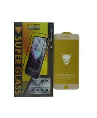 Ekrāna aizsargstikls iPhone 7/8 balts SUPER GLASS cena un informācija | Ekrāna aizsargstikli | 220.lv