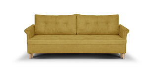 Dīvāns Bellezza Elite, dzeltens cena un informācija | Dīvāni | 220.lv
