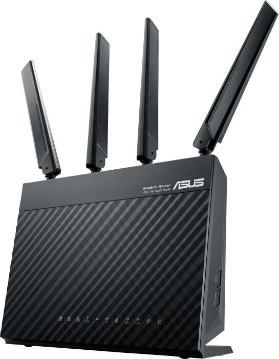 Asus AC1900 Dual Band LTE Router 4G-AC68U 802.11ac, 10 cena un informācija | Rūteri (maršrutētāji) | 220.lv