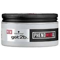 Паста для укладки волос Schwarzkopf Got2b Phenomenal Force 4 100 cml цена и информация | Средства для укладки волос | 220.lv