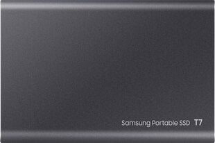 Samsung SSD T7 1TB, Pelēks (MU-PC1T0T/WW) cena un informācija | Samsung Datortehnika | 220.lv