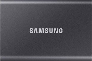 Samsung SSD T7 1TБ, Серый (MU-PC1T0T/WW) цена и информация | Samsung Компьютерная техника | 220.lv