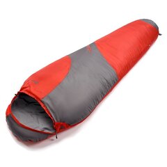 Спальный мешок Meteor Trail одноместный, серый/красный цена и информация | Спальные мешки | 220.lv