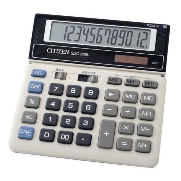 Kalkulators Citizen SDC SDC868 цена и информация | Kancelejas preces | 220.lv