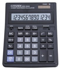 Darbvirsmas kalkulators Citizen SDC 554S, melns cena un informācija | Kancelejas preces | 220.lv