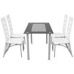 Комплект мебели для столовой, Белый цена и информация | Комплекты мебели для столовой | 220.lv
