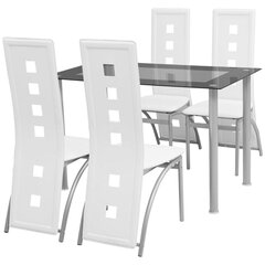 Комплект мебели для столовой, Белый цена и информация | Комплекты мебели для столовой | 220.lv