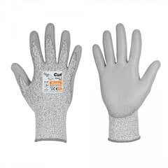 Перчатки с защитой от порезов Bradas CUT COVER 3 PU (размер 7) цена и информация | Рабочие перчатки | 220.lv