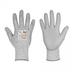 Перчатки с защитой от порезов  Bradas CUT COVER 3 PU (размер 8) цена и информация | Рабочие перчатки | 220.lv