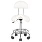 Meistara krēsls STOOL BEAUTY 3 WHITE cena un informācija | Biroja krēsli | 220.lv