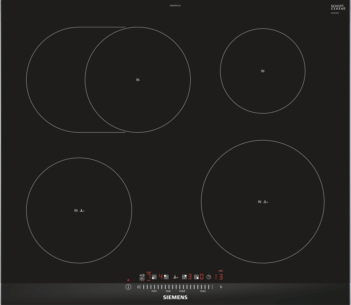 SIEMENS plīts virsma EH 675 FFC 1 E cena un informācija | Plīts virsmas | 220.lv