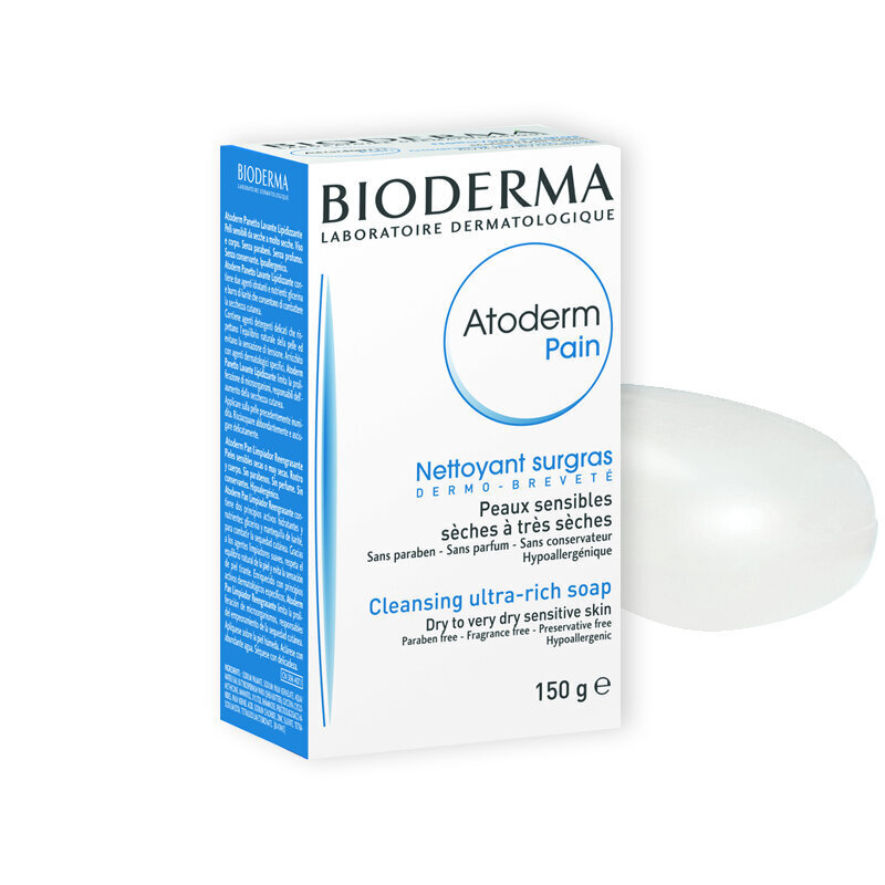 Roku ziepes Bioderma Atoderm 150g цена и информация | Ziepes | 220.lv