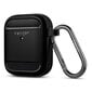 Spigen Rugged Armor AirPods Black cena un informācija | Austiņu piederumi | 220.lv