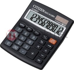 Калькулятор Citizen SDC812BN цена и информация | Канцелярия | 220.lv