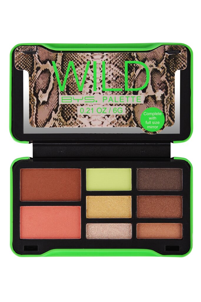 BYS GONE WILD Collection acu ēnu palete WILD Face On The Go cena un informācija | Acu ēnas, skropstu tušas, zīmuļi, serumi | 220.lv