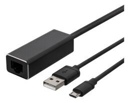 Deltaco, USB-A/USB micro-B/RJ45, 1 м цена и информация | Кабели и провода | 220.lv