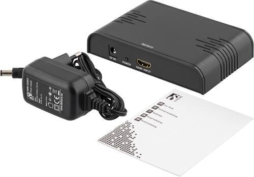 Deltaco HDMI-SCART2, HDMI, SCART cena un informācija | Adapteri un USB centrmezgli | 220.lv