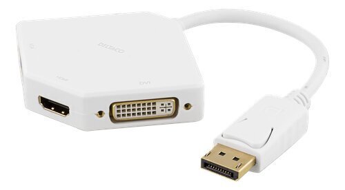 Deltaco DP-MULTI5, DVI, HDMI, VGA, DisplayPort, 0.2m цена и информация | Adapteri un USB centrmezgli | 220.lv