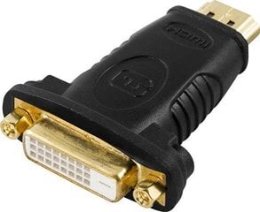 Deltaco HDMI-10, HDMI/DVI-D cena un informācija | Kabeļi un vadi | 220.lv
