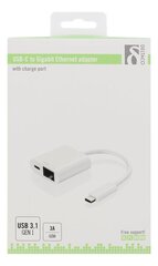 Deltaco USBC-GIGA2, RJ45, USB-C cena un informācija | Adapteri un USB centrmezgli | 220.lv