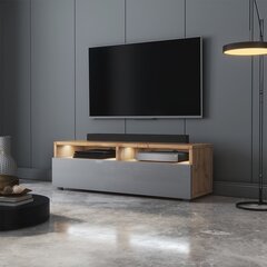 ТВ столик Selsey Rednaw 100 LED, серый/коричневый цена и информация | Тумбы под телевизор | 220.lv