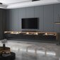 TV galdiņš Selsey Rednaw 300 LED, brūns/melns cena un informācija | TV galdiņi | 220.lv