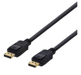 Deltaco DP-1005D, DisplayPort, 0.5m cena un informācija | Kabeļi un vadi | 220.lv