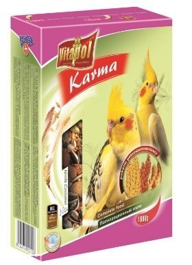 VITAPOL pilnvērtīga barība papagaiļiem korella 1 kg цена и информация | Putnu barība | 220.lv