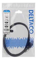 Deltaco USB3-241, USB-A, 1 м цена и информация | Кабели и провода | 220.lv