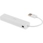 Deltaco USB2-LAN3, USB-A cena un informācija | Adapteri un USB centrmezgli | 220.lv