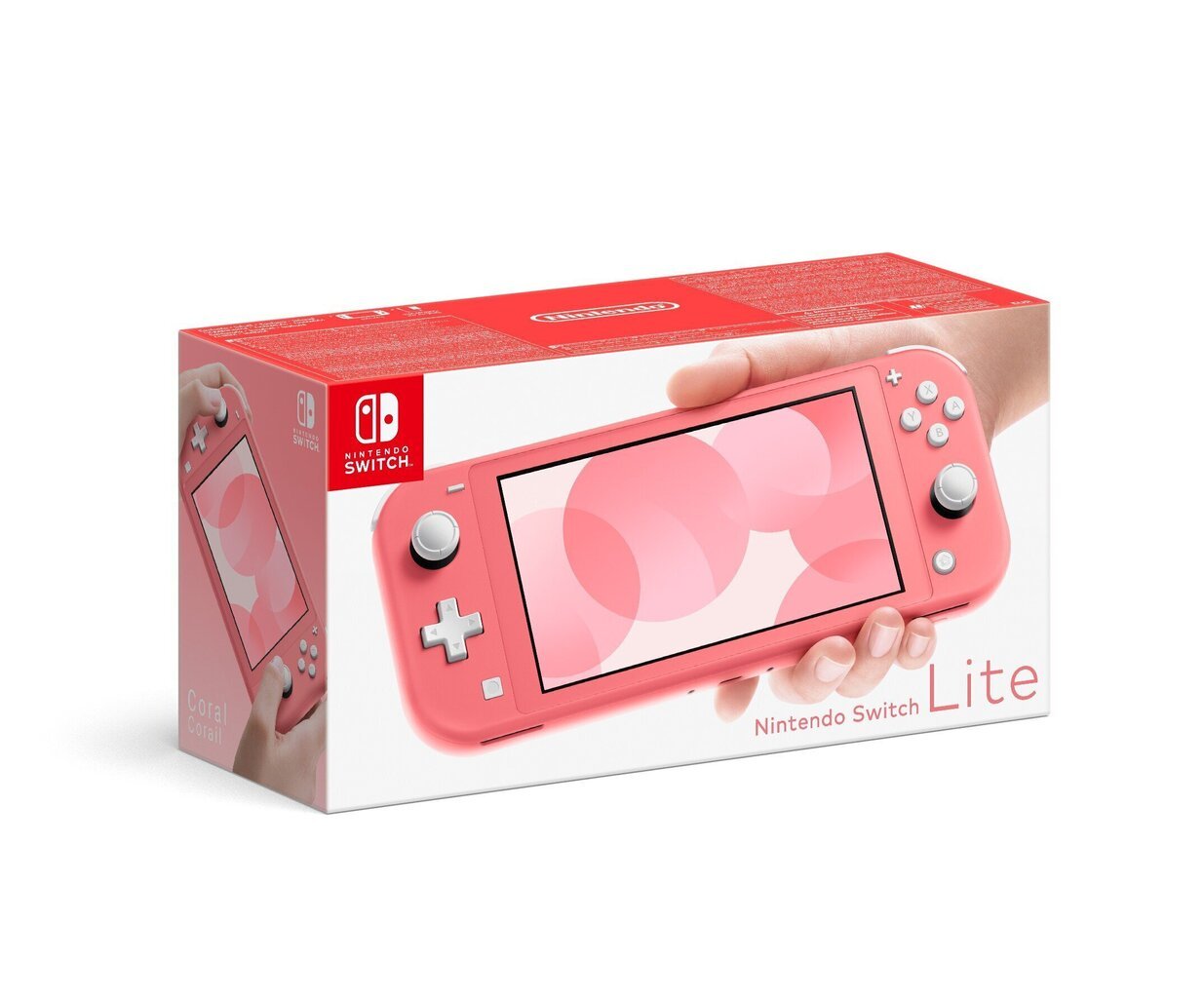 Nintendo Switch Lite 32GB, koraļļu cena un informācija | Spēļu konsoles | 220.lv