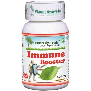 Uztura bagātinātājs līdzeklis imunitātei - Immune Booster, Planet Ayurveda™, 60 kapsulas cena un informācija | Vitamīni, preparāti, uztura bagātinātāji imunitātei | 220.lv