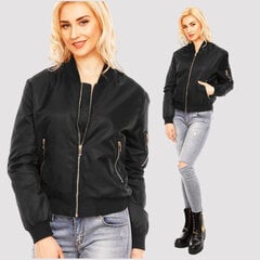 Куртка для женщин Oversize, черная цена и информация | Женские куртки | 220.lv