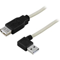 Deltaco USB2-102A, USB 2.0, 0.2 м цена и информация | Кабели и провода | 220.lv