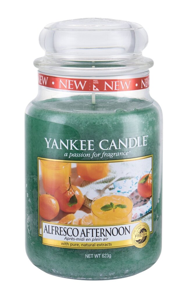 Aromātiska svece Yankee Candle Alfresco Afternoon 623 g cena un informācija | Sveces un svečturi | 220.lv