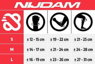 Защитный набор для детей Nijdam White Out цена и информация | Nijdam Аксессуары для велосипедов | 220.lv