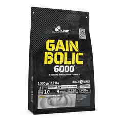 Gain Bolic 6000 Olimp Sport Nutrition banana 1 kg cena un informācija | Uztura bagātinātāji, preparāti muskuļu masas palielināšanai | 220.lv